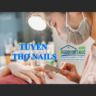 Shop nails cần thợ tay chân nước và SNS, thợ bột lương hấp dẫn