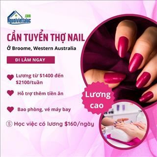 Shop nails ở Broome, Western Australia cần thợ, lương cao