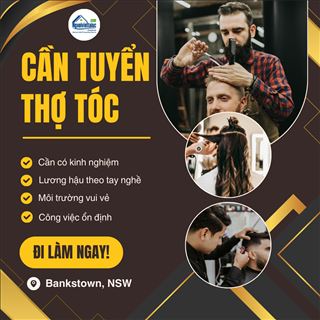 Shop tóc vùng Bankstown cần tuyển thợ có kinh nghiệm, lương tốt