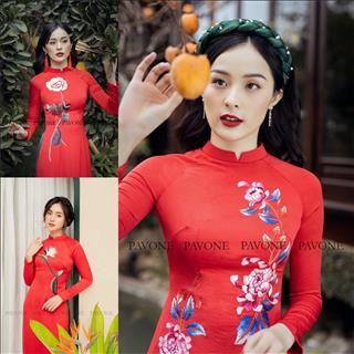 Áo dài tết all size, vai đẹp, kiểu dáng đẹp, đủ loại mẫu mã
